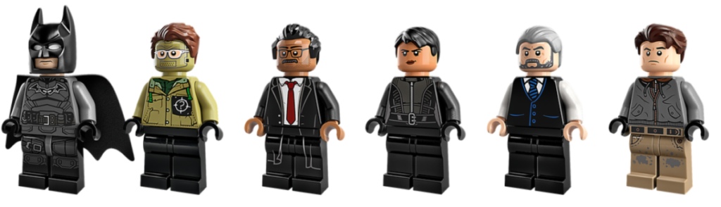 LEGO Batman 76183 Batcave The Riddler Face off minifigures 1024x294