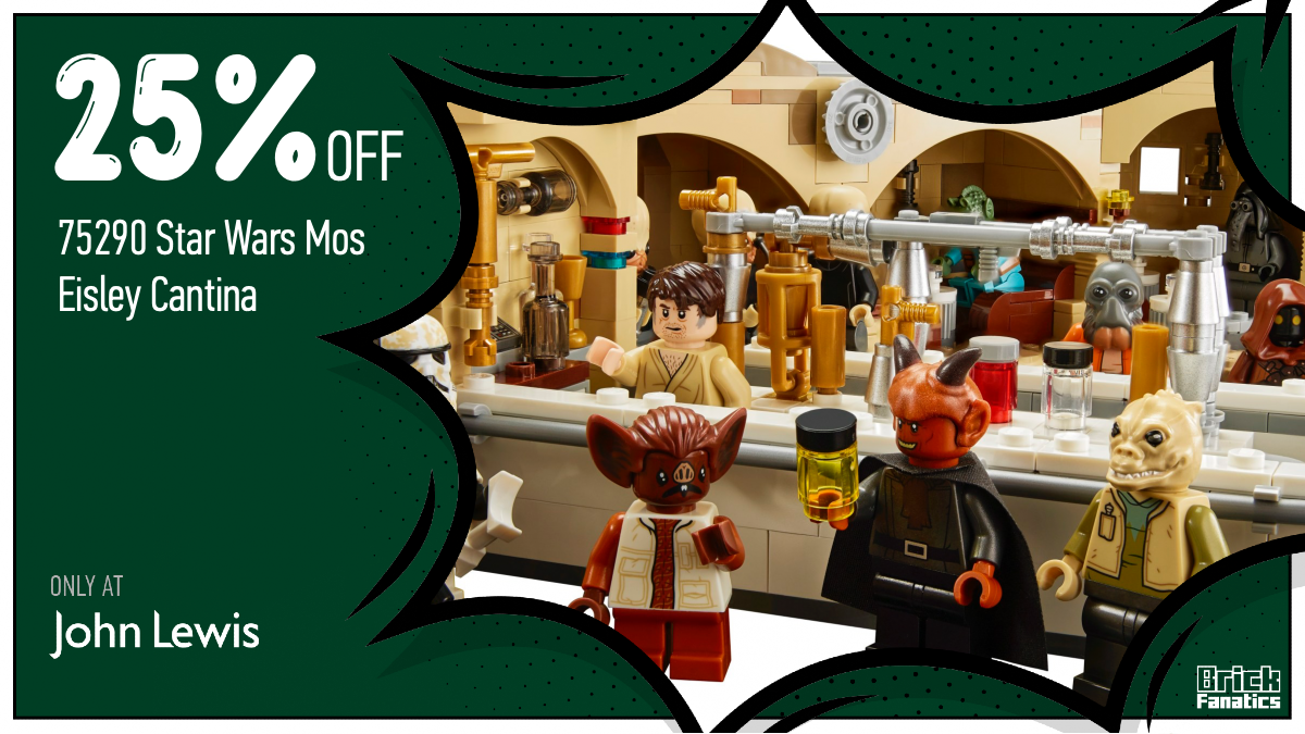 LEGO Star Wars 75290 Mos Eisley Cantina back in stock at John Lewis