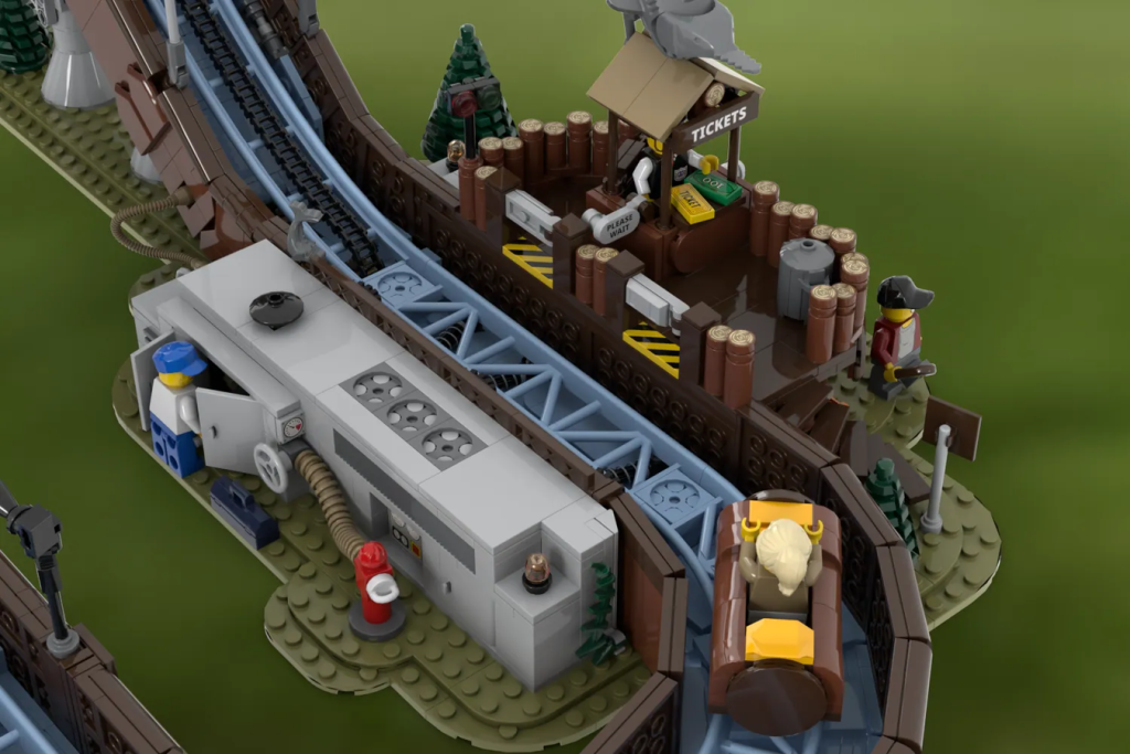 LEGO Ideas Working Log Flume 8 1024x683