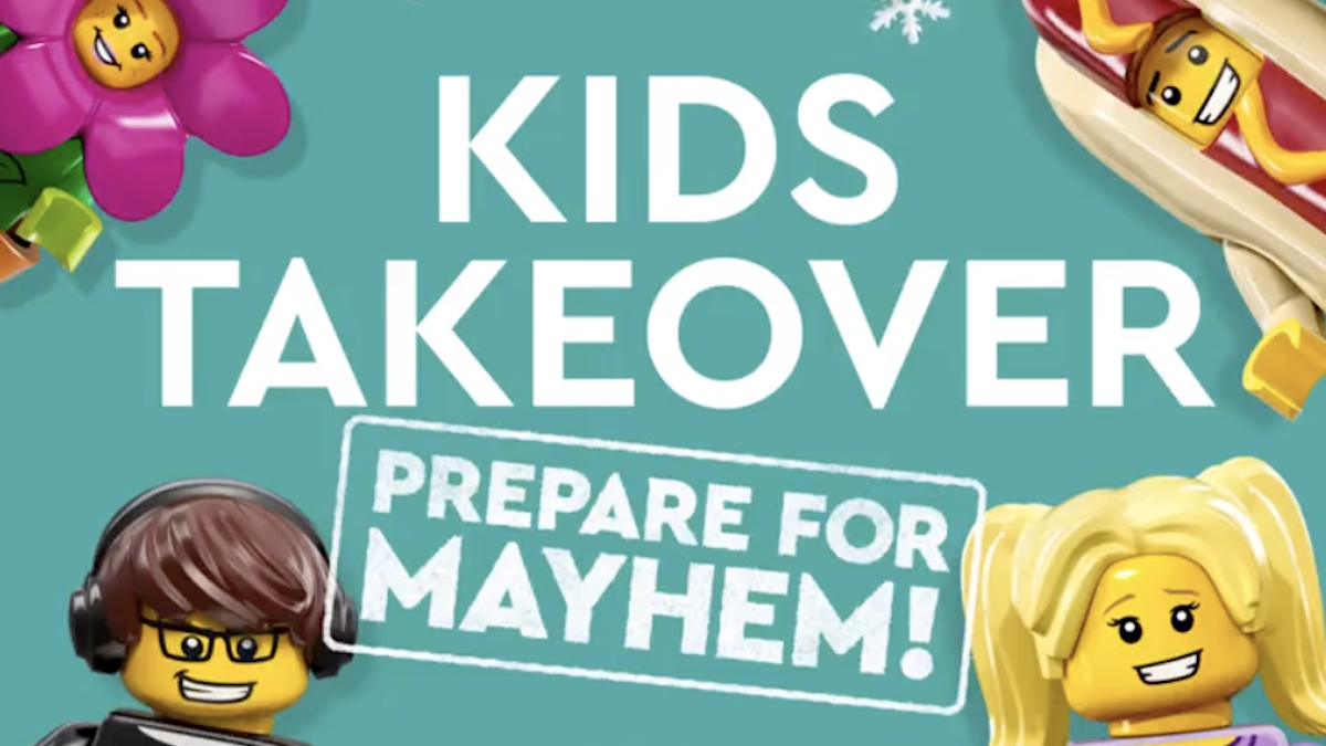 LEGO is handing over the reins to kids this weekend