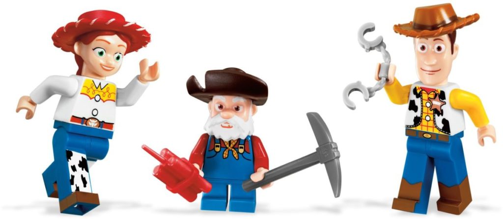 7594 Woodys Roundup minifigures toy story disney 1024x446