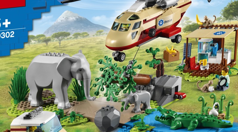 LEGO CITY summer 2021 sets include several new moulded animals